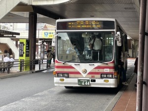 旧塗装の関東バス　宇都宮200か644