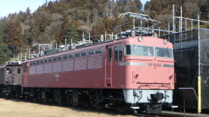写真は常磐線・水戸線で使用されたEF80型電気機関車
