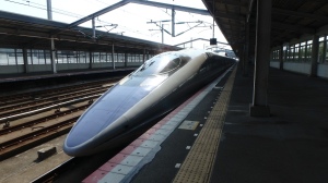写真は500系こだま号
