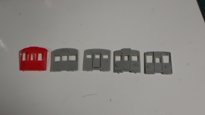 写真は1950〜70年代の電車の切妻前面の「顔」