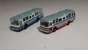 写真はちょっと昔の関東鉄道バスの模型