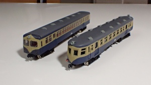 写真はクモハ52改造の流線型気動車